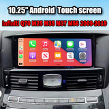 10.25 "Android 14 Infiniti Q70 M25 M35 M37 M56 2009-2019 Navigation Screen Car Radio Multimedia Player