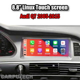 8.8 inch For Audi A6 C6 2005-2011 MMI 2G 3G Linux Infotainment Navigation System Car Multimedia Touch Screen Head Unit Car Radio GPS