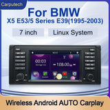 7 inch For BMW X5 E53 / 5 Series E39 1995-2003 Linux Infotainment Navigation System Car Multimedia Touch Screen Head Unit Car Radio GPS