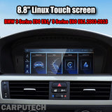 Pour BMW Série 3, Série 5 CCC, E60/E63/E64/E90/E91/E92/E93 (2003-2013) : Linux CarPlay et Android Auto sans fil, écran 8,9 pouces | Écran tactile HD 1920 x 720 | Conserve l'iDrive d'origine