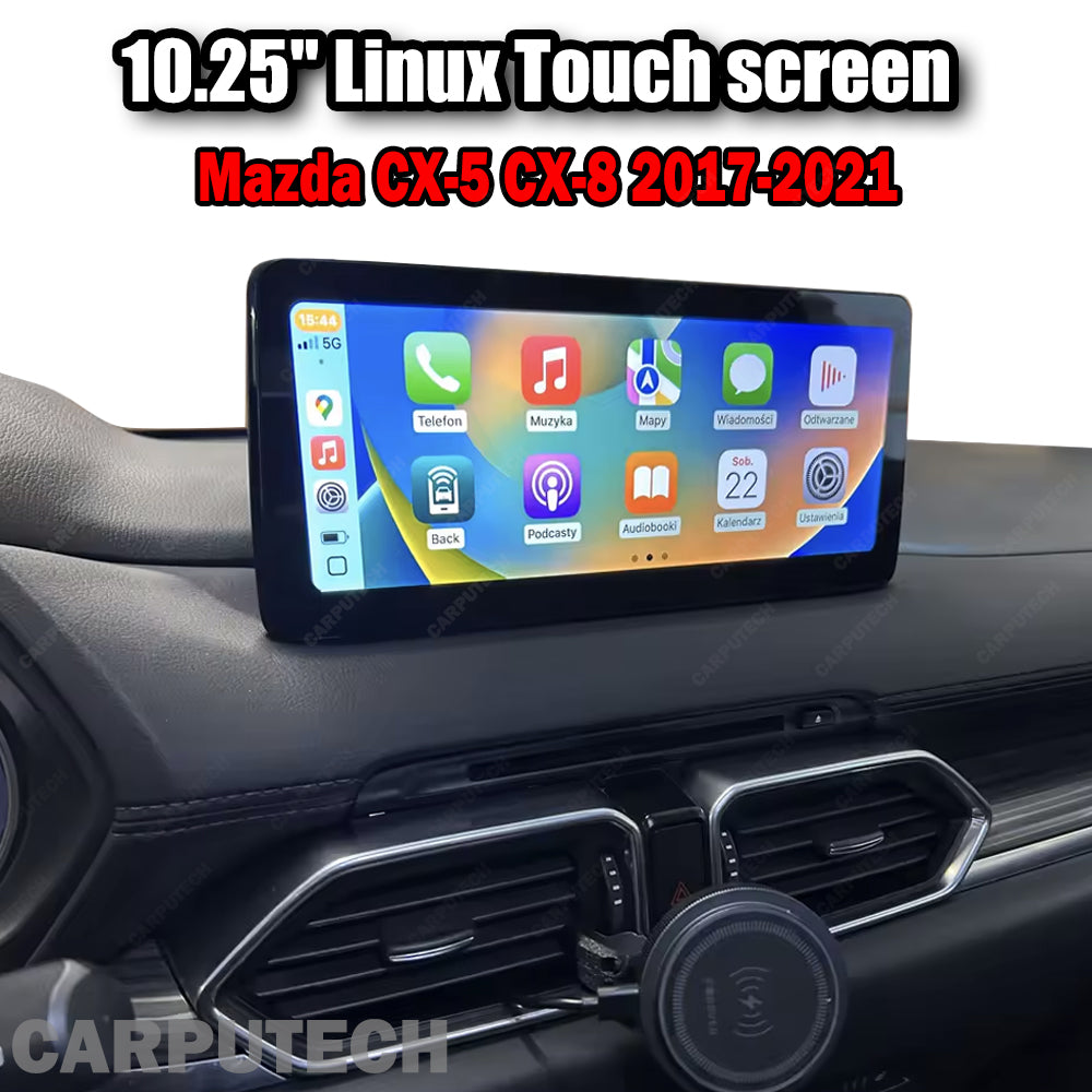 10.25'' For  For Mazda CX-5 CX-8 2017-2021 Dual System Android Screen Infotainment Navigation System Car Multimedia Touch Screen Head Unit Car Radio GPS