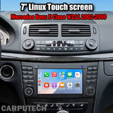 7 inch For Mercedes Benz E Class W211 2002-2009 Linux Infotainment Navigation System Car Multimedia Touch Screen Head Unit Car Radio GPS