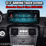 12.3'' For Mercedes Benz G Glass 2008-2018 Android Screen Infotainment Navigation System Car Multimedia Touch Screen Head Unit Car Radio GPS