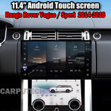 11.4'' For Range Rover Vogue / Sport  2014-2018 Android Screen  Infotainment Navigation System Car Multimedia Touch Screen Head Unit Car Radio Curved High-Definition Screen