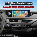 12.3 inch For Lexus UX UX200 UX250h 2019-2021 Linux Infotainment Navigation System Car Multimedia Touch Screen Head Unit Car Radio GPS