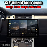 Autoradio Android avec écran de navigation de 13,3 pouces pour Land Rover Range Rover Evoque 2012-2018, lecteur multimédia
