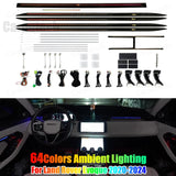 Upgrade Symphony LED Car Interior Ambient Lighting for Land Rover Range Rover Evoque 2020-2024 Decoration Accessories