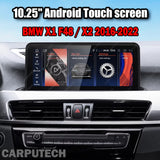 For BMW X1 F48 X2 2016-2022 Snapdragon 10.25 inch Infotainment Navigation System Car Multimedia Touch Screen Head Unit Android14 Car Radio GPS