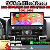 12.3'' For Lexus GX470/ Toyota Land Cruiser/ Prado 120 Car Radio Multimedia Player Wireless CarPlay Android Auto Upgrade Android Touch Screen Carputech