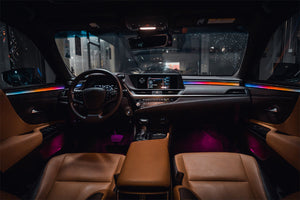 Dynamic Ambient Lighting for LEXUS ES 2018 - 2024 Interior LED Lighting Upgrade Trim Panel Accessories Kit Carputech