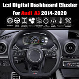 For Audi A3 2014-2020 12.3" LCD Digital Dashboard Cluster Car Panel Speedometer Virtual Cockpit