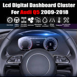 12.3" LCD Digital Dashboard Cluster For Audi Q5 2009-2018 Car Panel Speedometer Virtual Cockpit