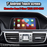 7'' For Mercedes Benz E Class W212 2009-2016 Android Screen Infotainment Navigation System Car Multimedia Touch Screen Head Unit Car Radio GPS Dual System