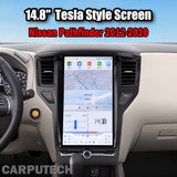 14.8'' For Nissan Pathfinder 2012-2020 Android Screen  Infotainment Navigation System Car Multimedia Tesla Style Screen Head Unit Car Radio