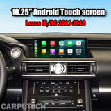 Autoradio 10,25 pouces pour Lexus IS/RC 200 250 300 350 200t 300h 2013-2018, lecteur multimédia sans fil, CarPlay, Android Auto, mise à niveau, écran tactile Android