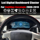 12.3" LCD Digital Dashboard Cluster For Cadillac Escalade 2006 - 2013 Car Panel Speedometer Virtual Cockpit