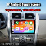 For Toyota Corolla / Auris 2005-2013 Infotainment Navigation System Car Multimedia Touch Screen Head Unit Android14 Car Radio GPS