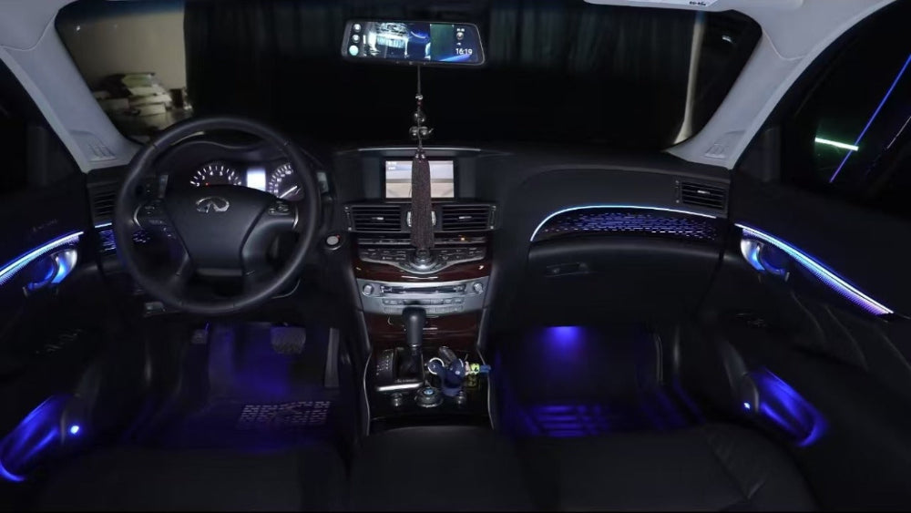 Upgrade 64 Color Symphony Car Interior Ambient Lighting for Infiniti Q70/70L 2011-2021 Trim Decoration Accessories