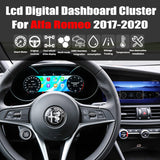 For Alfa Romeo 2017-2020 12.3" LCD Digital Dashboard Cluster Car Panel Speedometer Virtual Cockpit