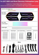Upgrade Symphony LED Car Interior Ambient Lighting for Land Rover Discovery 5 2017-2025 Decoration Accessories