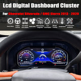 For Chevrolet Silverado / GMC Sierra 2013 - 2020 12.3" LCD Digital Dashboard Cluster Car Panel Speedometer Virtual Cockpit