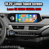 10,25 Zoll für Lexus UX UX200 UX250h 2019 Linux-Infotainment-Navigationssystem Auto-Multimedia-Touchscreen-Headunit-Autoradio GPS