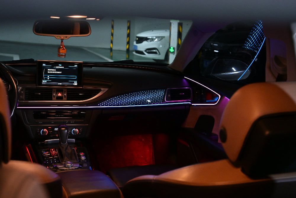 Upgrade Symphony LED Car Interior Ambient Lighting for Audi A7 C7 2011-2018 Decoration Accessories