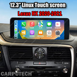 12.3 inch For Lexus RX 2020-2021 Linux Infotainment Navigation System Car Multimedia Touch Screen Head Unit Car Radio GPS