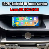 For Lexus ES ES250 ES350 ES300h 2012-2018  Android 15 Car Radio Multimedia Player GPS Navigation Auto CarPlay Video Screen