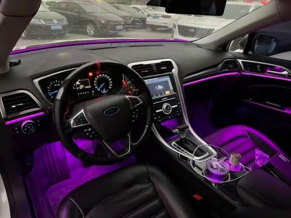 For Ford Mondeo 2013-2021 64 Color Symphony Car Interior Ambient Lighting Trim Decoration Accessories