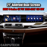 21'' For BMW 5 Series GT F07 2010-2017 CIC NBT System Android Dual Screen Infotainment Navigation System Car Multimedia Head Unit Car Radio GPS