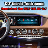 12.3 inch For Mercedes benz S Class NTG5.0 W222 2014-2017 Infotainment Navigation System Car Multimedia Touch Screen Head Unit Android Car Radio GPS