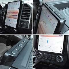 For Ford F250 2017-2022 Car Radio Stereo Carplay Upgrade Tesla Style Screen 14.4" Qualcomm Android Auto GPS Navigation Multimedia Player