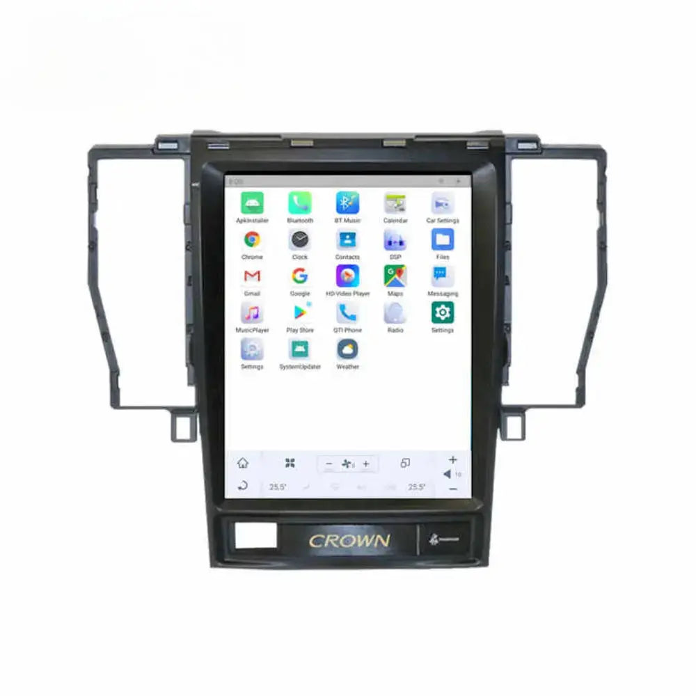 10.4" For Toyota Crown 2005-2009 Car Radio Stereo Carplay Upgrade Tesla Style Screen Android Auto GPS Navigation Multimedia Player Carputech
