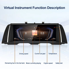 2024 Nouveau ID6 ID7 ID8 Android 13 Qualcomm680 Snapdragon6225 8 Go 256 Go 10,25 pouces pour BMW Série 5 F07 GT 2011-2016 Voiture sans fil CarPlay AUTO 