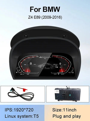 2024 New Lcd Digital Dashboard Cluster Digital Speedometer For BMW 1/2/3/4/5/6/7 Seires X1/X2/X3/X4/X5/X6 Series Carputech