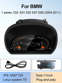 2024 New Lcd Digital Dashboard Cluster Digital Speedometer For BMW 1/2/3/4/5/6/7 Seires X1/X2/X3/X4/X5/X6 Series Carputech