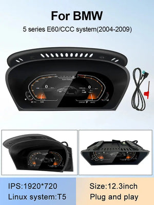 2024 New Lcd Digital Dashboard Cluster Digital Speedometer For BMW 1/2/3/4/5/6/7 Seires X1/X2/X3/X4/X5/X6 Series Carputech