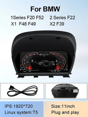 2024 New Lcd Digital Dashboard Cluster Digital Speedometer For BMW 1/2/3/4/5/6/7 Seires X1/X2/X3/X4/X5/X6 Series Carputech