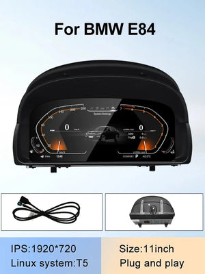 2024 New Lcd Digital Dashboard Cluster Digital Speedometer For BMW 1/2/3/4/5/6/7 Seires X1/X2/X3/X4/X5/X6 Series Carputech