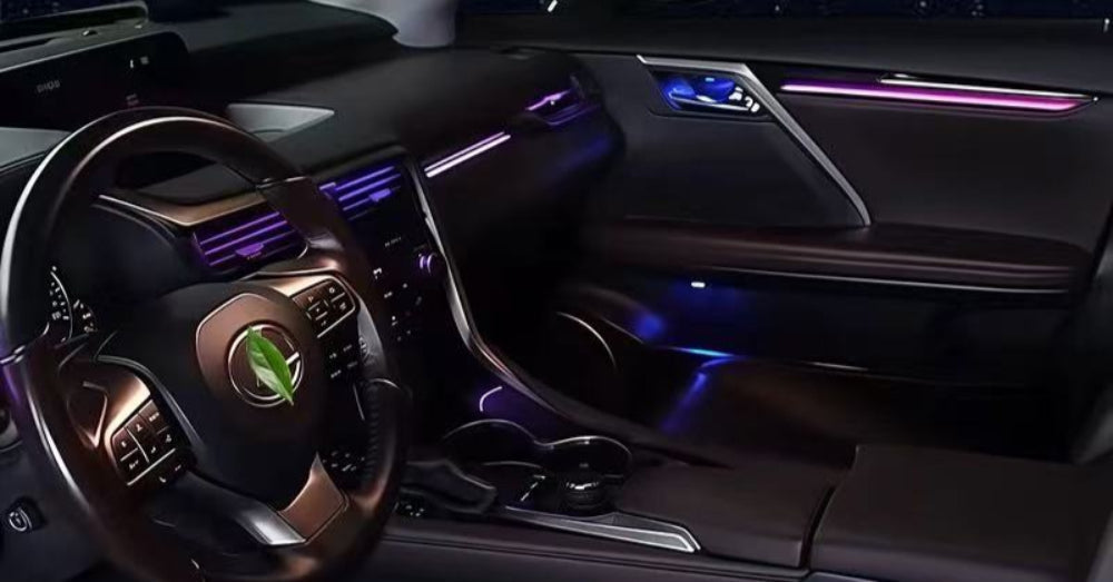 64 Colors Dynamic Ambient Lighting for LEXUS RX 2016 -2022 Interior Lighting Upgrade Accessories Carputech