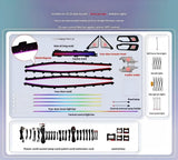 For Honda Accord 11th Gen 2023-2025 64 Color Symphony Car Interior Ambient Lighting Trim Decoration Accessories