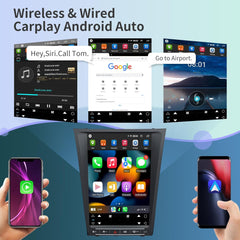 12,1 Zoll Qualcomm für Lexus GS430 2004–2011 Autoradio-Stereo-Carplay-Upgrade Tesla-Stil-Bildschirm Android Auto GPS-Navigation Multimedia-Player