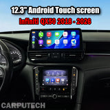 12.3'' For Infiniti QX50 2018-2026 Android Screen Infotainment Navigation System Car Multimedia Touch Screen Head Unit Car Radio GPS