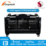 For Jaguar F-Type 2012 - 2019 Carputech Android 13 Car Multimedia Player GPS Navigation 10.25 Inch Car Radio Stereo carplay Android Auto DSP Carputech