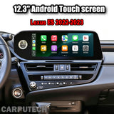 12.3'' For Lexus ES 2022-2023 Android Screen Infotainment Navigation System Car Multimedia Touch Screen Head Unit Car Radio GPS Dual System