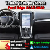 13.6" Qualcomm For Ford Edge 2015-2019 Car Radio Stereo Carplay Upgrade Tesla Style Screen Android Auto GPS Navigation Multimedia Player Carputech