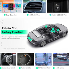 12.1" Qualcomm pour Infiniti QX60 2011-2020 Autoradio Stéréo Carplay Mise à Niveau Écran Style Tesla Android Auto Navigation GPS Lecteur Multimédia 