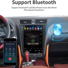 12,1 Zoll Qualcomm für Lexus GS460 2004–2011 Autoradio-Stereo-Carplay-Upgrade Tesla-Stil-Bildschirm Android Auto GPS-Navigation Multimedia-Player