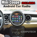 8" For Mini Coupe 2011-2024 Car Radio Stereo Carplay Upgrade Screen Android Auto GPS Navigation Multimedia Player Carputech